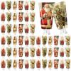 Dimsile 48 Pcs Christmas Hand Cream Bulk Gift Set Retro Christmas Mini Hand Lotion Travel Size Moisturizing Body Cream for Women Homeless Birthday Xmas Gift Stocking Stuffer view 1
