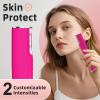 FAYUNDRA Dermaplaning Tool for Face Women with 4 Refill Blades, Rechargeable Face Dermaplaning Tool, Facial Hair & Dead Skin Removal(Rose) view 4
