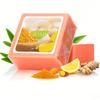 AKARY Turmeric Soap For Face & Body, Moisturizing Handmade Soap Bar, Oil Control Deep Cleansing Exfoliation Mild Smooth Skin Shrink Pore for Daily Skin Care view 1