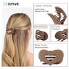 B.PHNE Flat Hair Claw Clips for Women,Matte Medium Hair Clips for Thick & Thin Hair- Comfortable Everyday Use for Office, Yoga, Party & Casual Styling (4PCS D) view 3
