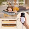 Bearhug Massage Table Warmer Heating Pad 30 x 71, Dark Grey Sherpa Wool Dual-Zone Heating Pad with 1-9 Hours Timer & 10 Heating Levels, LED Controller, Machine Washable view 3