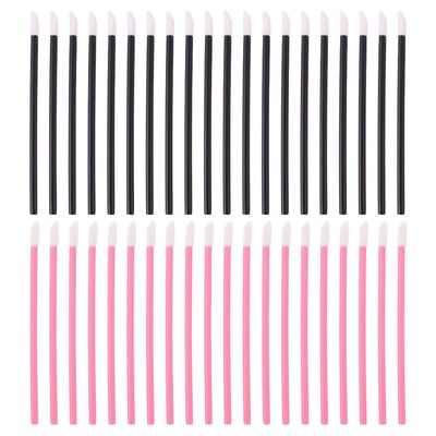BESTonZON 400pcs Disposable Lip Wands Lip Brushes Lipstick Gloss Applicators Lint Free Balms Concealer Makeup Applicator Brush Beauty Tool