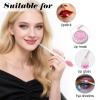 3 Pcs Lip Scrub Brush - Dual-Ended Silicone Lip Exfoliator & Applicator Tool for Soft Lips, 3-in-1 Silicone Lip Scrub Tool, Lips Mask Applicator, Gentle Exfoliation & Precise Application view 4