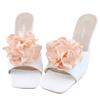 Bethynas Fabric Rose Flower Shoes Clips Lady Elegant High Heel Sandals Removable Floral Shoes Buckle Clips Charm Diy Shoes Decoration for Women (Peach Pink) view 1