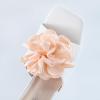Bethynas Fabric Rose Flower Shoes Clips Lady Elegant High Heel Sandals Removable Floral Shoes Buckle Clips Charm Diy Shoes Decoration for Women (Peach Pink) view 2