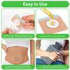 Belly Button Castor Oil Patch, 100 Pcs Disposable Belly Button Patches Organic Cotton Self-Adhesive Pads Cover for Castor Oil, Portable Breathable Anti Leakage Anti-Slip No Wash view 3