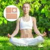 Belly Button Castor Oil Patch, 100 Pcs Disposable Belly Button Patches Organic Cotton Self-Adhesive Pads Cover for Castor Oil, Portable Breathable Anti Leakage Anti-Slip No Wash view 4