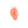 Cabilock 1 Pair Silicone Ear Model Flexible Model Fake Ear Mold Piercing Practice Realistic Fake Body Parts for Jewelry Earring Display and Training view 2