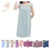 Plus Size Bath Skirt & Shower Cap Set, Plus Size Women's Wearable Shower Skirt, Towel Wrap for Women's Wearable Fits All, Water Absorption, Quick Drying Beauty, Easy to Put On (B,Large Size) view 1