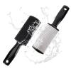 2pcs Dual-Sided Foot Files, Stainless Steel Callus Remover Foot Rasp Scrubber Professional Pedicure Tools for Hard & Dead Skin (Black) view 1