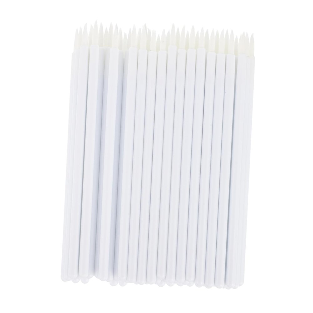 Didiseaon 100pcs Eyeliner Brush Makeup Cosmetic Tool Pencil Professional Eyelid Multipurpose for Wand Pointed Liners Eyeliner Applicator Eyeliner Fiber Brush White