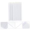 Didiseaon 100pcs Eyeliner Brush Makeup Cosmetic Tool Pencil Professional Eyelid Multipurpose for Wand Pointed Liners Eyeliner Applicator Eyeliner Fiber Brush White view 2