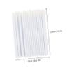 Didiseaon 100pcs Eyeliner Brush Makeup Cosmetic Tool Pencil Professional Eyelid Multipurpose for Wand Pointed Liners Eyeliner Applicator Eyeliner Fiber Brush White view 3