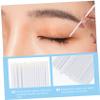 Didiseaon 100pcs Eyeliner Brush Makeup Cosmetic Tool Pencil Professional Eyelid Multipurpose for Wand Pointed Liners Eyeliner Applicator Eyeliner Fiber Brush White view 4