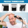 02144 Replacement Detachable T Blade Compatible with Wahl Trimmers 9864/9864SS/9686/9818A/9854L/9876L/9854 /WSS3L/SS2L etc - Japanese Stainless Steel 40mm Replacement Trimmer Blade #02144 view 4
