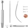 SLVIEKAE 12G 14G 16G 18G 20G Piercing Taper with Piercing Taper Ball Grabber Tool for Ear Nose Lip Changing Jewelry (20G Piercing Tapers + Ball Grabber Tool) view 1