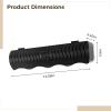 Black Wall Mounted Hair Extension Holder, Abs Plastic Hair Holder For Braiding, Wave Design Storage Box, Includes Screws, Hooks, And Stickers, Easy Setup view 2