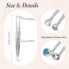Mysora 9pcs Kit Stainless Steel Piercing Ball Grabber Tools/ 3mm Piercing Ball Screw Removal Tool/Reusable Bead Clamping Assistant Tool for Changing Jewelry&14g 16g 18g Piercings Taper Stretching Kit view 3
