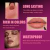 2Pcs 2 in 1 Matte Nude Lip Liner and Lipstick Combo Set for Women,Lipstick Stain Lip Liner for Daily & Party Long Lasting Waterproof Smudge Proof 24 Hour Full Coverage Vegan Lip Makeup Kit view 4