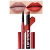 2Pcs 2 in 1 Matte Red Lip Liner and Lipstick Combo Set for Women,Lipstick Stain Lip Liner for Daily & Party Long Lasting Waterproof Smudge Proof 24 Hour Full Coverage Vegan Lip Makeup Kit view 1