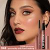 2Pcs 2 in 1 Matte Red Brown Lip Liner and Lipstick Combo Set for Women,Lipstick Stain Lip Liner for Daily & Party Long Lasting Waterproof Smudge Proof 24 Hour Full Coverage Vegan Lip Makeup Kit view 2