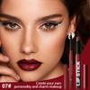 2Pcs 2 in 1 Matte Plum Lip Liner and Lipstick Combo Set for Women,Lipstick Stain Lip Liner for Daily & Party Long Lasting Waterproof Smudge Proof 24 Hour Full Coverage Vegan Lip Makeup Kit view 2