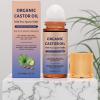 IDEA WIN Organic Castor Oil with Roller  1.7FL.OZ Roll-On Moisturizer for Face & Body, Nourishing Castor Oil with Vitamin E, Travel-Friendly Skincare for Men & Women (1) view 1