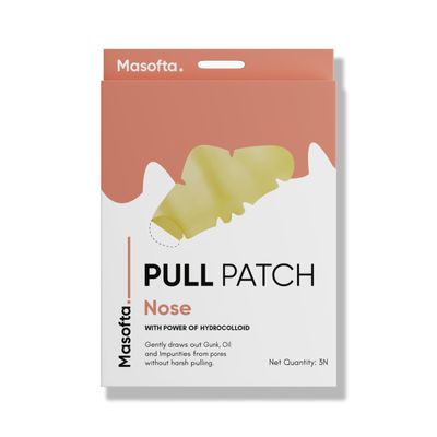 Masofta Pull Patch Nose for Removing Excess Oil, Whiteheads & Impurities Overnight With Hydrocolloid, Painless Pore Cleansing for Men & Women 3 count (Pack of 1)