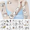 10sheets Ghost tattoo stickers Halloween Ghost Temporary Tattoos for Adult, Assorted Waterproof Ghost Temp Tattoo Sticker for Goody Bag Stuffers Prizes Party Favors (Cute Ghost) view 3