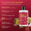 Super Shampoo (300ml) with Argan Oil, Biotin & Soy Protein| Prevents Hair Loss | Boosts Hair Thickness | Reduces Breakage | Fights Microbial Infections | Adds Shine | Shampoo For Women & Men view 4