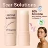 Silicone Scar Stick, 60% Silicone Scar Solutions for Face and Body, with Centella Asiatica & Vitamin E, Soothing & Moisturizing Scar Treatment for Old & New Scars, Massage Applicator for Body (2 Pcs) view 2