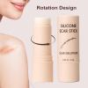 Silicone Scar Stick, 60% Silicone Scar Solutions for Face and Body, with Centella Asiatica & Vitamin E, Soothing & Moisturizing Scar Treatment for Old & New Scars, Massage Applicator for Body (2 Pcs) view 3