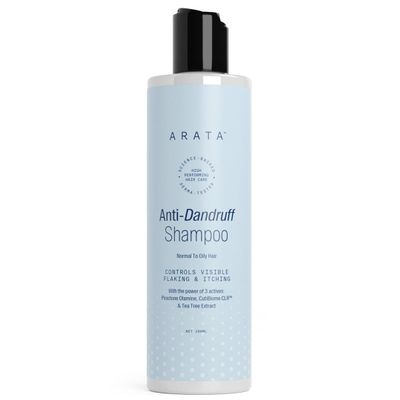 Ar.ata Anti-Dandruff Shampoo for Women and Men I With Piroctone Olamine |Up To 100% Dandruff Reduction I Soothes Dry Flaky Scalp and Itching I Ideal For Dandruff Cure | 200 ML