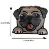 Novelty Pug Hair Clips,Acetate Claw Clips,Big Animal Hair Clips for Women,Dog Claw Clips for Girls of all Ages (pug) view 4