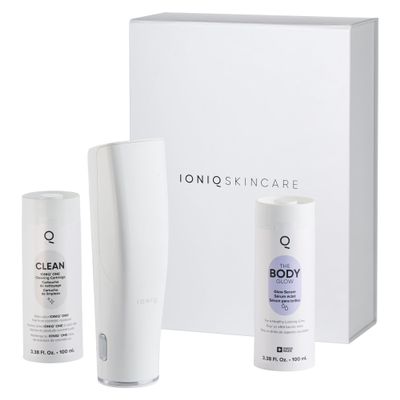 Ioniq One Sprayer Kit with 1 Body Glow Cartridge, Quick and Streak-Free w/Magnetic Skin Technology, 360-Coverage, Natural Looking Self Tanner