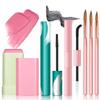 Buqikma All in One Makeup Kit Color Makeup Present Set for Girls Beauty Set Blush Stick Nail Design Brushes Waterproof Mascara Double-Headed Eyelash Adhesive Glue Salon Cosmetic for Women view 1
