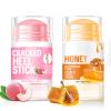 BOUSEPO 2 pcs Hydrating and Anti-Cracking Foot Cream, Anti Crack Foot Cream Stick, Foot Repair Cream for Dry Cracked Heels and Feet Women Men(Honey+Peach) view 1