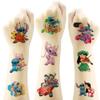 20pcs Stitch Temporary Tattoos for Kids, Lilo Stitch Birthday Party Favors, Cute Cartoon Decoration Sticker Gifts for Girl Boys Home Activity Class Prizes Carnival Christmas Rewards view 1