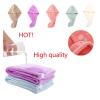 ADETSES Hair Towel Wrap Fast Dry Hair Towel Super Absorbent Microfiber Coral Velvet Hair Drying Towel Quick Dry Hair Turban(White) view 2