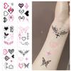 10 Sheets Y2k Aesthetic Temporary Tattoos Stickers for Girls Teens, Cool 2000s Cyber Trendn Temporary Tattoos Stickers Y2K Birthday Themed Party Supplies Decoration Collect(Y2K) view 3