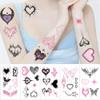 10 Sheets Y2k Aesthetic Temporary Tattoos Stickers for Girls Teens, Cool 2000s Cyber Trendn Temporary Tattoos Stickers Y2K Birthday Themed Party Supplies Decoration Collect(Y2K) view 4
