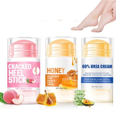 BOUSEPO 3 pcs Hydrating and Anti-Cracking Foot Cream, Anti Crack Foot Cream Stick, Foot Repair Cream for Dry Cracked Heels and Feet Women Men