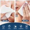 GLIMGLINT Face Towels200 Count (4 Box) Disposable Face Towelettes, Biodegradable Makeup Remover Dry Wipes, Super Soft Clean Facial Towels Wash Cloth for Sensitive Skin view 3