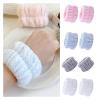 ADETSES Wrist Washing Belt Soft Cotton Towel Face Wash Absorbent and Moisture-Proof Hand Towel Wrist Wash with Coral Fleece Splash Proof(Blue1pair) view 2