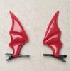 SOWAKA 2 Pair Bat Wings Hair Clips for Halloween Red Black Horror Devil Goth Ear Hairpins Hair Barrettes Accessories for Women Adults Cosplay Props Party Costume (Red and Black) view 2