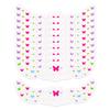 10pcs Pride Freckles Face Tattoos, Holographic Rainbow Butterfly Glitter Sparkle Temporary Stickers Waterproof Speckles Makeup Patches for Pride Parade Rave Festival Party Accessories view 1