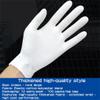 DFWZMQTG White Cotton Gloves for Dry Hands Moisturizing Serving Eczema Inspection Gloves Washable Stretch Fabric Gloves view 2