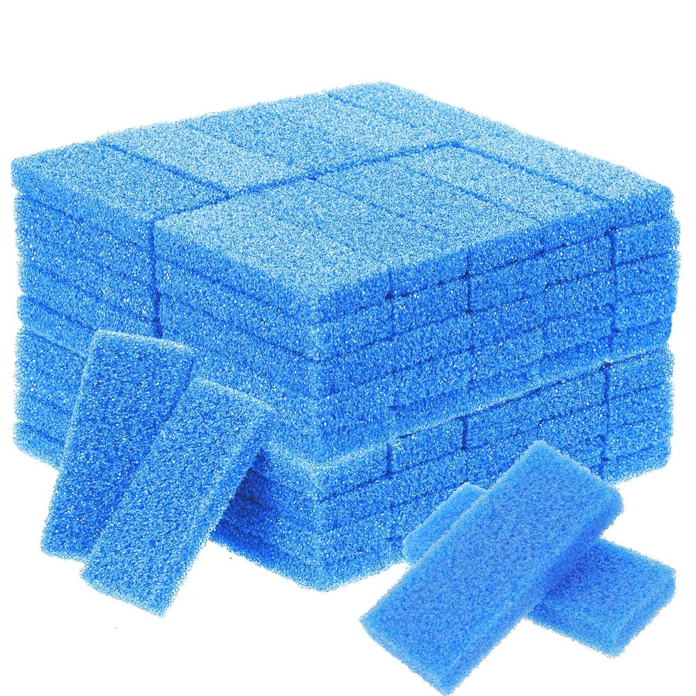 200 Pcs Foot Pumice Stone for Feet Disposable Foot Pumice Dead Skin Pedicure Scrubber Foots Shower Scrubber Exfoliator Sponge for Feet Heel Cuticle Callus Remover Bath Spa (Blue)
