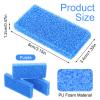 200 Pcs Foot Pumice Stone for Feet Disposable Foot Pumice Dead Skin Pedicure Scrubber Foots Shower Scrubber Exfoliator Sponge for Feet Heel Cuticle Callus Remover Bath Spa (Blue) view 2