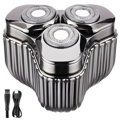 Portable Electric For Men, Rechargeable Mini Shaver, Zinc Alloy Build, Ipx7 Waterproof For Travel Grooming